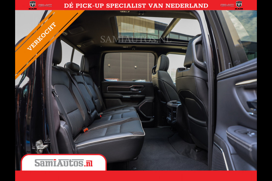 Dodge Ram 2025 LARAMIE SPORT HURRICANE 420PK 636 Nm | PRIJS MET LPG EN COVER EN GARANTIE | DUBBELE CABINE | PICK UP | 5 PERSOONS | DC | GRIJSKENTEKEN | VOORAAD 2189 - 9768