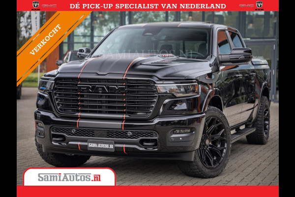 Dodge Ram 2025 LARAMIE SPORT HURRICANE 420PK 636 Nm | PRIJS MET LPG EN COVER EN GARANTIE | DUBBELE CABINE | PICK UP | 5 PERSOONS | DC | GRIJSKENTEKEN | VOORAAD 2189 - 9768