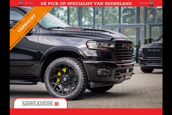 Dodge Ram 2025 LARAMIE SPORT HURRICANE 420PK 636 Nm | PRIJS MET LPG EN COVER EN GARANTIE | DUBBELE CABINE | PICK UP | 5 PERSOONS | DC | GRIJSKENTEKEN | VOORAAD 2189 - 9768