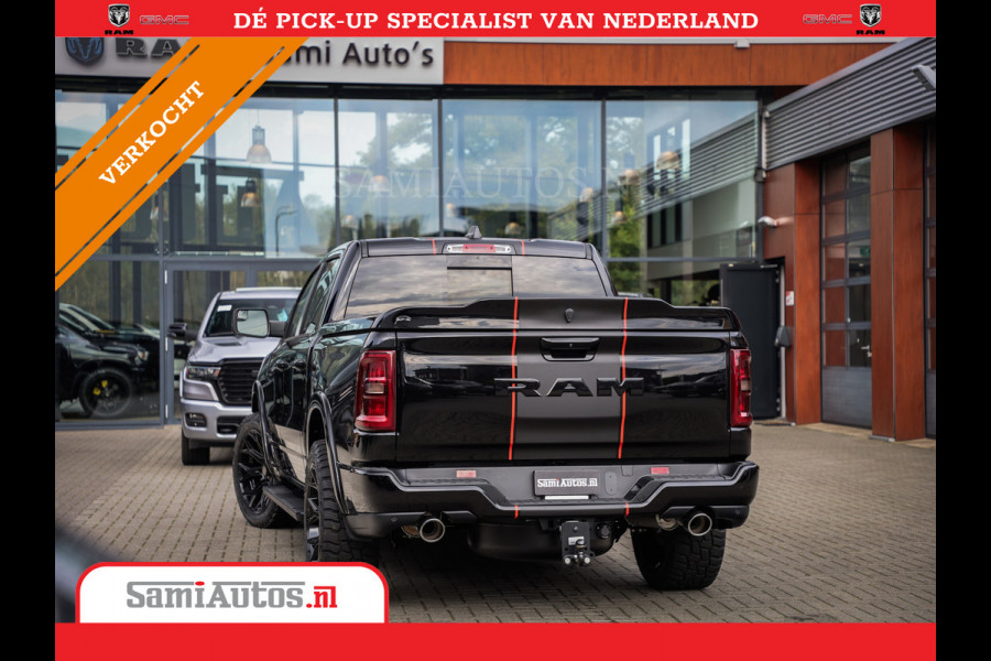 Dodge Ram 2025 LARAMIE SPORT HURRICANE 420PK 636 Nm | PRIJS MET LPG EN COVER EN GARANTIE | DUBBELE CABINE | PICK UP | 5 PERSOONS | DC | GRIJSKENTEKEN | VOORAAD 2189 - 9768