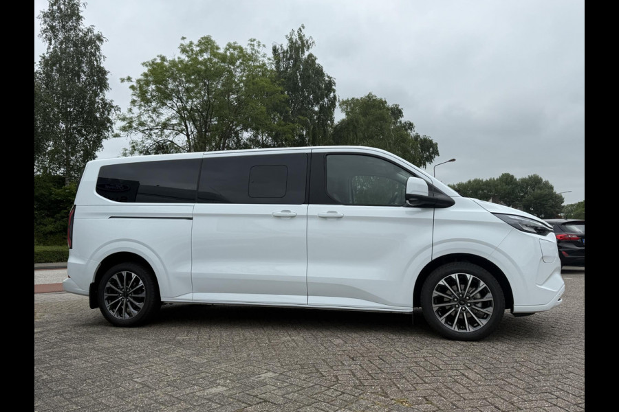 Ford Tourneo Custom 340 2.5 PHEV L2H1 Titanium X | SCI | 232pk | 8 pers | PLUG-IN Hybrid | 1.850kg Trekgewicht | Adaptieve Cruise | Winterpack | Incl. BTW/BPM | Verlengde Fabrieksgarantie tot 10-2028