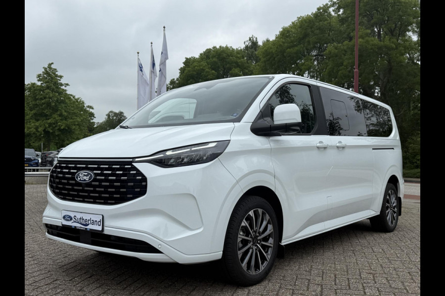Ford Tourneo Custom 340 2.5 PHEV L2H1 Titanium X | SCI | 232pk | 8 pers | PLUG-IN Hybrid | 1.850kg Trekgewicht | Adaptieve Cruise | Winterpack | Incl. BTW/BPM | Verlengde Fabrieksgarantie tot 10-2028