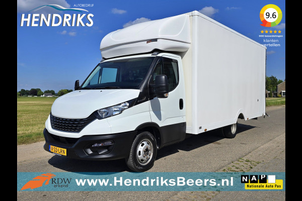 Iveco Daily 35C14H 2.3 410 Lowliner met luchtvering - 140 Pk - Euro 6 - 30 m3 - Bakwagen - Plancher - Verkoopwagen