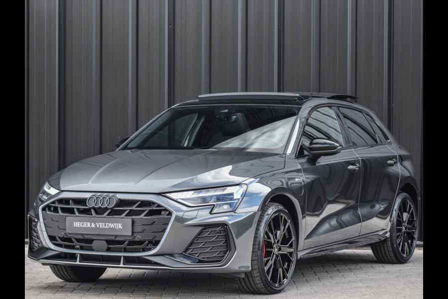 Audi A3 Sportback 45 TFSI e S EDITION COMPETITION | PANORAMADAK | S-SEATS | ADAPTIVE CRUISE | SONOS SOUND | CAMERA | BLACK-OPTIC | AMBIA