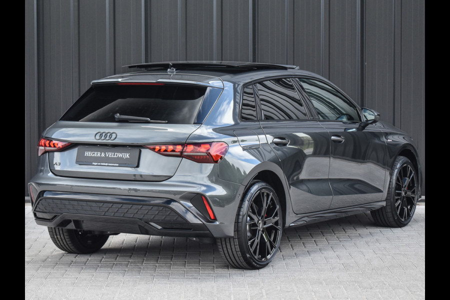 Audi A3 Sportback 45 TFSI e S EDITION COMPETITION | PANORAMADAK | S-SEATS | ADAPTIVE CRUISE | SONOS SOUND | CAMERA | BLACK-OPTIC | AMBIA