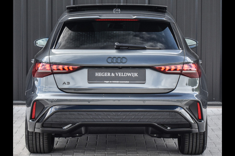 Audi A3 Sportback 45 TFSI e S EDITION COMPETITION | PANORAMADAK | S-SEATS | ADAPTIVE CRUISE | SONOS SOUND | CAMERA | BLACK-OPTIC | AMBIA