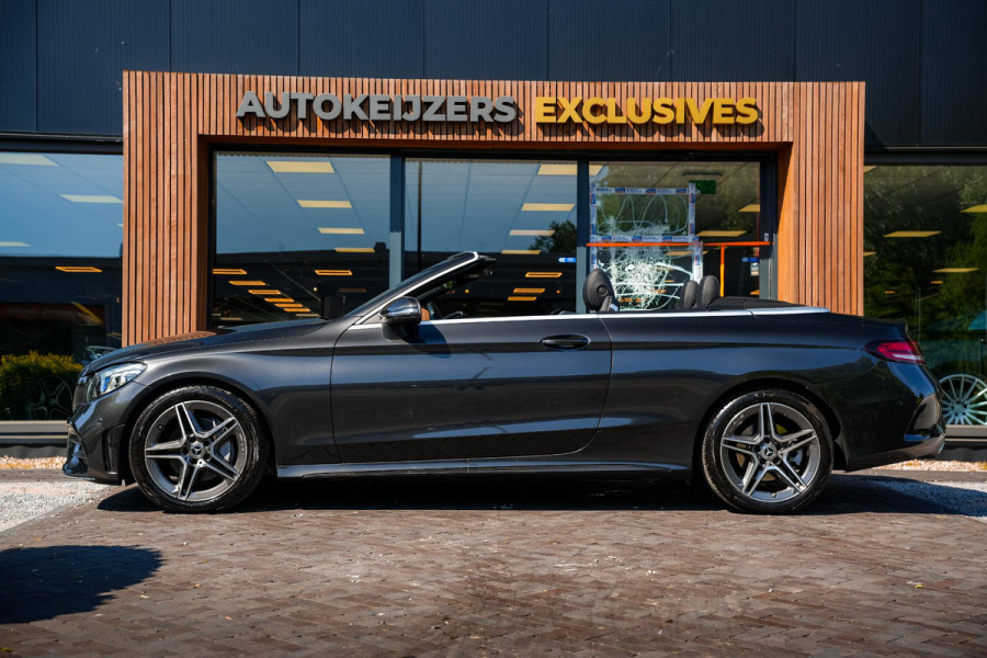 Mercedes-Benz C-Klasse Cabrio 200 AMG Line Airscarf Burmester Multibeam LED Stoelverw. Navigatie 18''LM
