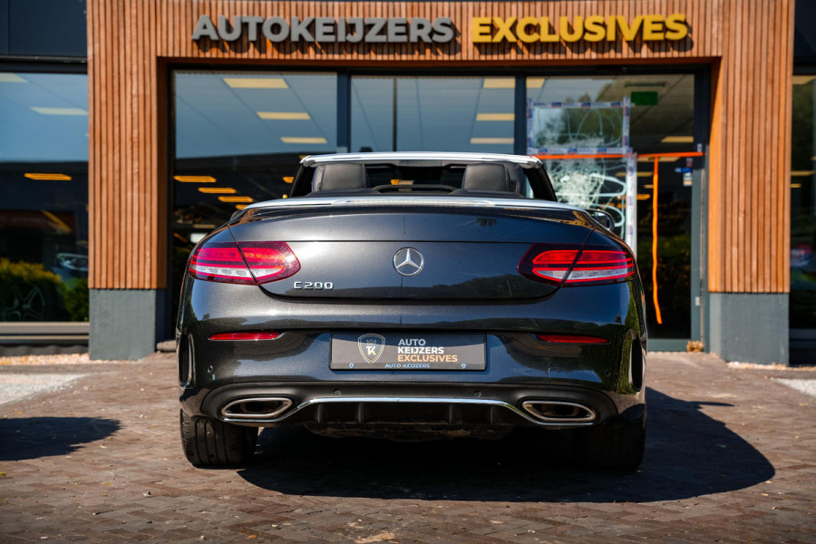 Mercedes-Benz C-Klasse Cabrio 200 AMG Line Airscarf Burmester Multibeam LED Stoelverw. Navigatie 18''LM