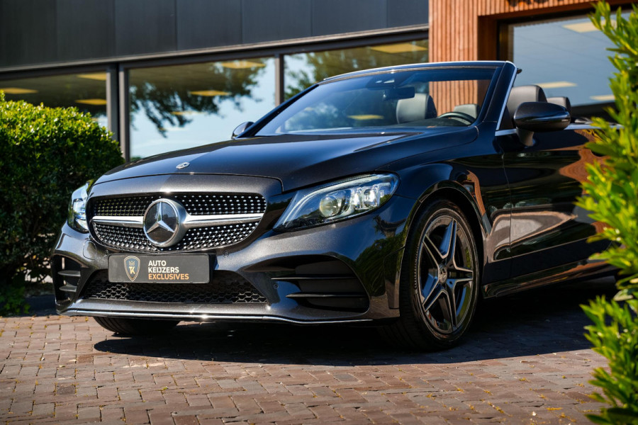 Mercedes-Benz C-Klasse Cabrio 200 AMG Line Airscarf Burmester Multibeam LED Stoelverw. Navigatie 18''LM