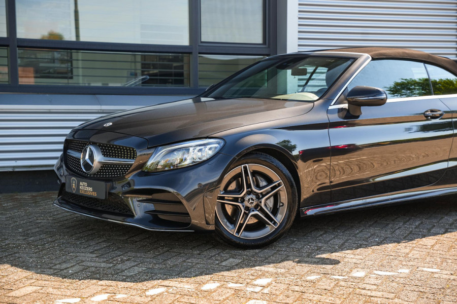 Mercedes-Benz C-Klasse Cabrio 200 AMG Line Airscarf Burmester Multibeam LED Stoelverw. Navigatie 18''LM