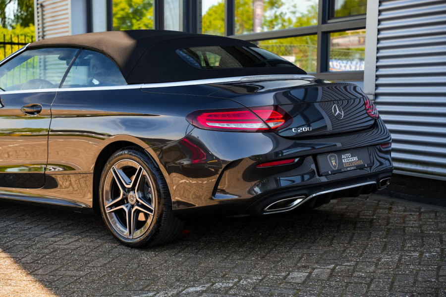 Mercedes-Benz C-Klasse Cabrio 200 AMG Line Airscarf Burmester Multibeam LED Stoelverw. Navigatie 18''LM