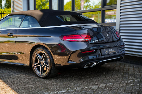 Mercedes-Benz C-Klasse Cabrio 200 AMG Line Airscarf Burmester Multibeam LED Stoelverw. Navigatie 18''LM