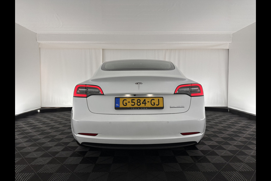 Tesla Model 3 Long Range AWD 75 kWh [ 3-Fase ] (INCL-BTW) Aut. *PANO | AUTO-PILOT | NAPPA-LEATHER | TOWBAR | KEYLESS | FULL-LED | MEMORY-PACK | SURROUND-VIEW | DAB | APP-CONNECT | DIGI-COCKPIT | LANE-ASSIST | COMFORT-SEATS | 18''ALU*