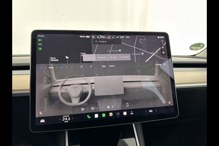 Tesla Model 3 Long Range AWD 75 kWh [ 3-Fase ] (INCL-BTW) Aut. *PANO | AUTO-PILOT | NAPPA-LEATHER | TOWBAR | KEYLESS | FULL-LED | MEMORY-PACK | SURROUND-VIEW | DAB | APP-CONNECT | DIGI-COCKPIT | LANE-ASSIST | COMFORT-SEATS | 18''ALU*
