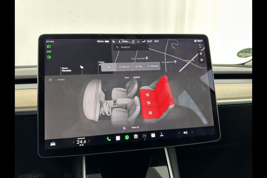Tesla Model 3 Long Range AWD 75 kWh [ 3-Fase ] (INCL-BTW) Aut. *PANO | AUTO-PILOT | NAPPA-LEATHER | TOWBAR | KEYLESS | FULL-LED | MEMORY-PACK | SURROUND-VIEW | DAB | APP-CONNECT | DIGI-COCKPIT | LANE-ASSIST | COMFORT-SEATS | 18''ALU*