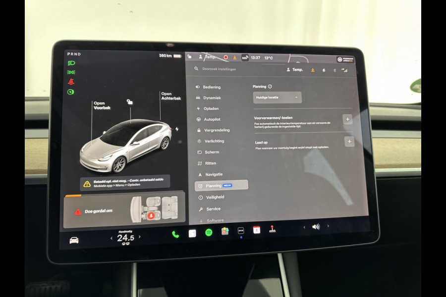Tesla Model 3 Long Range AWD 75 kWh [ 3-Fase ] (INCL-BTW) Aut. *PANO | AUTO-PILOT | NAPPA-LEATHER | TOWBAR | KEYLESS | FULL-LED | MEMORY-PACK | SURROUND-VIEW | DAB | APP-CONNECT | DIGI-COCKPIT | LANE-ASSIST | COMFORT-SEATS | 18''ALU*