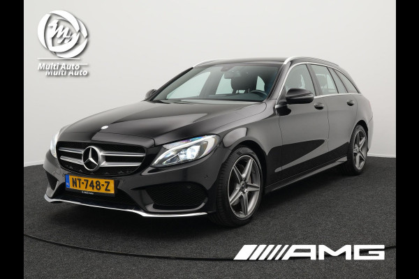 Mercedes-Benz C-Klasse Estate 180 AMG 9G-Tronic | Cruise Control | Navi | Camera | Spraakbediening | Electrische Lederen Stoelen |