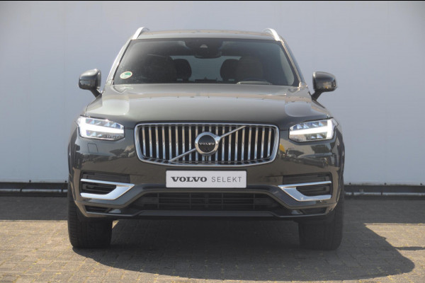 Volvo XC90 T8 390PK Automaat Recharge AWD Inscription / Adaptieve cruise control / BLIS / Parkeersensoren met 360 camera / stoel - en stuurwielverwarming / Standkachel / Trekhaak / Keyless entry / Harman Kardon audio / Elektrische stoelen