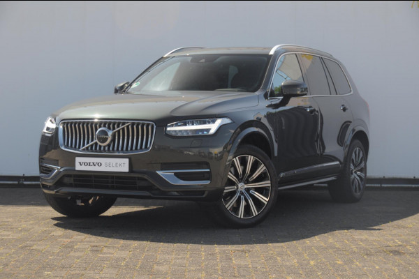 Volvo XC90 T8 390PK Automaat Recharge AWD Inscription / Adaptieve cruise control / BLIS / Parkeersensoren met 360 camera / stoel - en stuurwielverwarming / Standkachel / Trekhaak / Keyless entry / Harman Kardon audio / Elektrische stoelen
