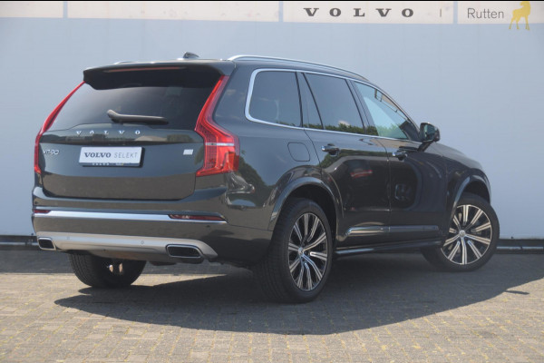 Volvo XC90 T8 390PK Automaat Recharge AWD Inscription / Adaptieve cruise control / BLIS / Parkeersensoren met 360 camera / stoel - en stuurwielverwarming / Standkachel / Trekhaak / Keyless entry / Harman Kardon audio / Elektrische stoelen