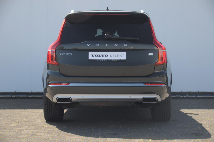 Volvo XC90 T8 390PK Automaat Recharge AWD Inscription / Adaptieve cruise control / BLIS / Parkeersensoren met 360 camera / stoel - en stuurwielverwarming / Standkachel / Trekhaak / Keyless entry / Harman Kardon audio / Elektrische stoelen