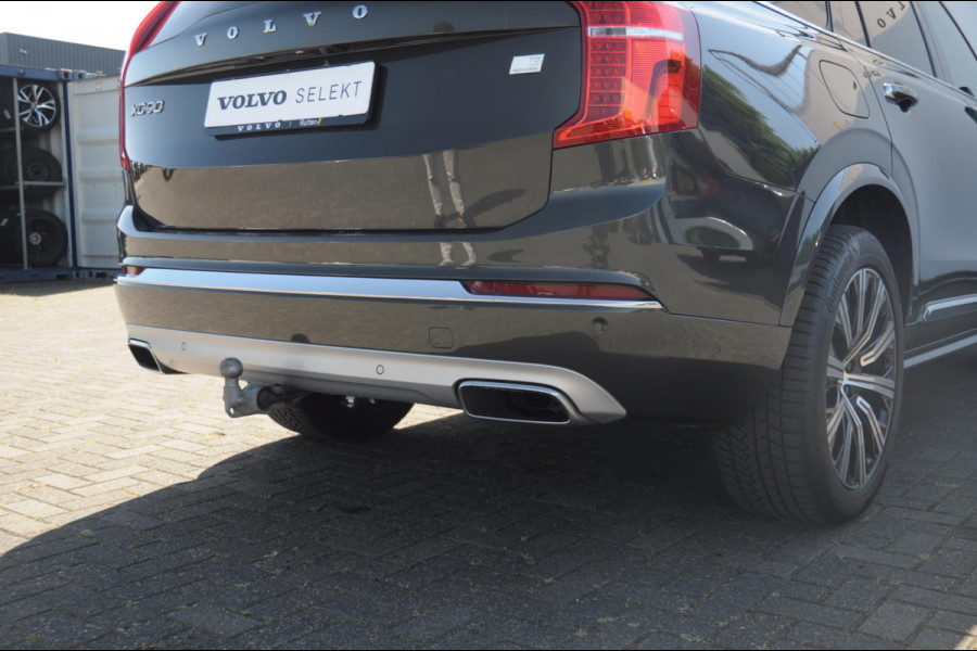 Volvo XC90 T8 390PK Automaat Recharge AWD Inscription / Adaptieve cruise control / BLIS / Parkeersensoren met 360 camera / stoel - en stuurwielverwarming / Standkachel / Trekhaak / Keyless entry / Harman Kardon audio / Elektrische stoelen