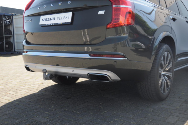 Volvo XC90 T8 390PK Automaat Recharge AWD Inscription / Adaptieve cruise control / BLIS / Parkeersensoren met 360 camera / stoel - en stuurwielverwarming / Standkachel / Trekhaak / Keyless entry / Harman Kardon audio / Elektrische stoelen
