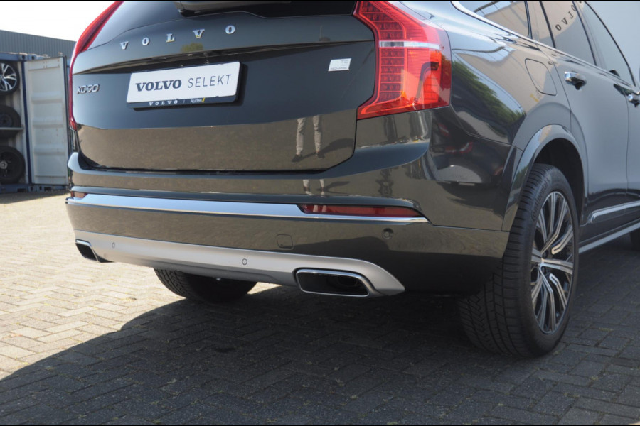 Volvo XC90 T8 390PK Automaat Recharge AWD Inscription / Adaptieve cruise control / BLIS / Parkeersensoren met 360 camera / stoel - en stuurwielverwarming / Standkachel / Trekhaak / Keyless entry / Harman Kardon audio / Elektrische stoelen