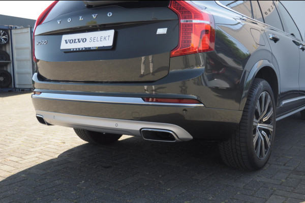 Volvo XC90 T8 390PK Automaat Recharge AWD Inscription / Adaptieve cruise control / BLIS / Parkeersensoren met 360 camera / stoel - en stuurwielverwarming / Standkachel / Trekhaak / Keyless entry / Harman Kardon audio / Elektrische stoelen