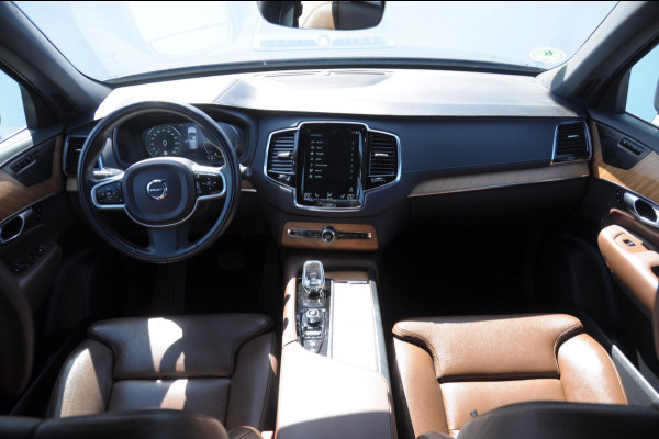 Volvo XC90 T8 390PK Automaat Recharge AWD Inscription / Adaptieve cruise control / BLIS / Parkeersensoren met 360 camera / stoel - en stuurwielverwarming / Standkachel / Trekhaak / Keyless entry / Harman Kardon audio / Elektrische stoelen