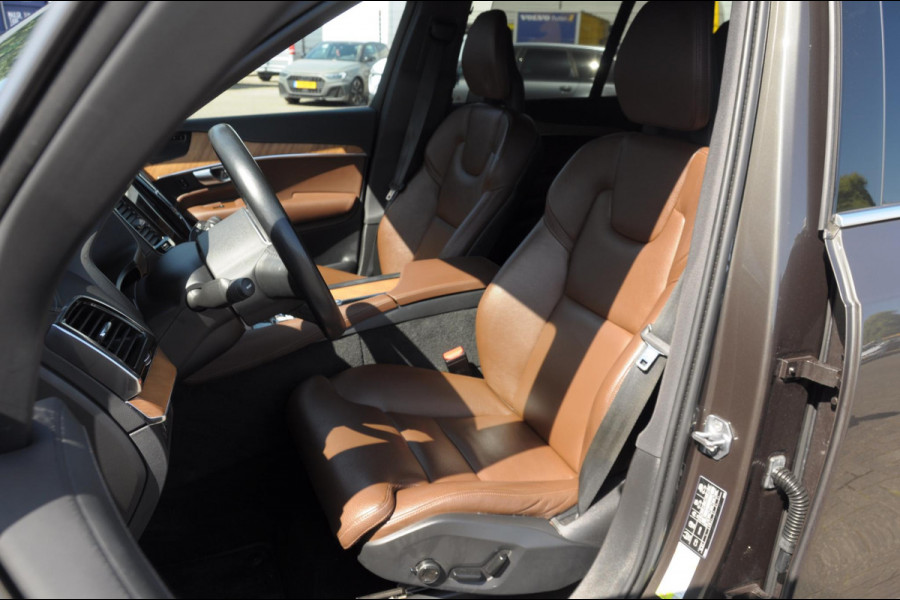 Volvo XC90 T8 390PK Automaat Recharge AWD Inscription / Adaptieve cruise control / BLIS / Parkeersensoren met 360 camera / stoel - en stuurwielverwarming / Standkachel / Trekhaak / Keyless entry / Harman Kardon audio / Elektrische stoelen