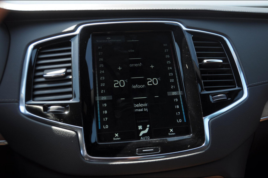 Volvo XC90 T8 390PK Automaat Recharge AWD Inscription / Adaptieve cruise control / BLIS / Parkeersensoren met 360 camera / stoel - en stuurwielverwarming / Standkachel / Trekhaak / Keyless entry / Harman Kardon audio / Elektrische stoelen