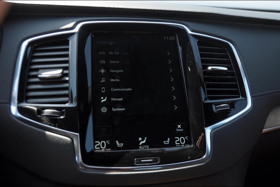 Volvo XC90 T8 390PK Automaat Recharge AWD Inscription / Adaptieve cruise control / BLIS / Parkeersensoren met 360 camera / stoel - en stuurwielverwarming / Standkachel / Trekhaak / Keyless entry / Harman Kardon audio / Elektrische stoelen