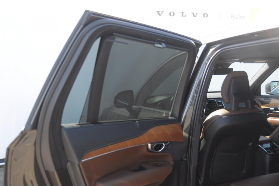Volvo XC90 T8 390PK Automaat Recharge AWD Inscription / Adaptieve cruise control / BLIS / Parkeersensoren met 360 camera / stoel - en stuurwielverwarming / Standkachel / Trekhaak / Keyless entry / Harman Kardon audio / Elektrische stoelen