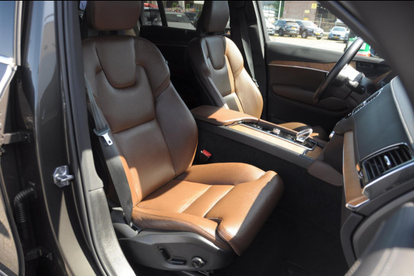 Volvo XC90 T8 390PK Automaat Recharge AWD Inscription / Adaptieve cruise control / BLIS / Parkeersensoren met 360 camera / stoel - en stuurwielverwarming / Standkachel / Trekhaak / Keyless entry / Harman Kardon audio / Elektrische stoelen