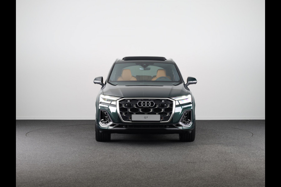Audi Q7 Pro Line S 55 TFSI e 290 kW / 394 PK SUV 8 versn. Audi EXCLUSIVE, adaptive cruise control, omgevingscamera's, panoramadak, vierwielbesturing, B&O soundsysteem