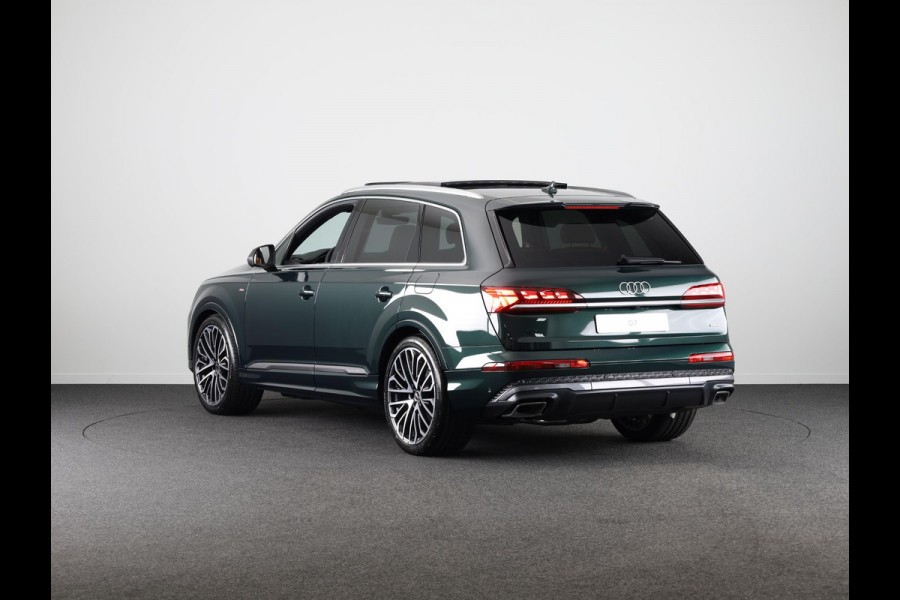 Audi Q7 Pro Line S 55 TFSI e 290 kW / 394 PK SUV 8 versn. Audi EXCLUSIVE, adaptive cruise control, omgevingscamera's, panoramadak, vierwielbesturing, B&O soundsysteem