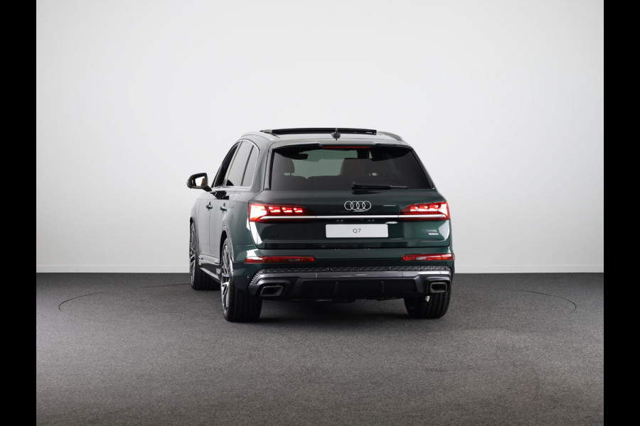 Audi Q7 Pro Line S 55 TFSI e 290 kW / 394 PK SUV 8 versn. Audi EXCLUSIVE, adaptive cruise control, omgevingscamera's, panoramadak, vierwielbesturing, B&O soundsysteem
