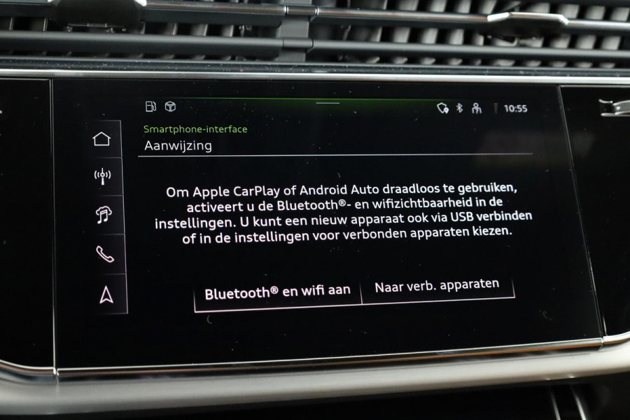 Audi Q7 Pro Line S 55 TFSI e 290 kW / 394 PK SUV 8 versn. Audi EXCLUSIVE, adaptive cruise control, omgevingscamera's, panoramadak, vierwielbesturing, B&O soundsysteem