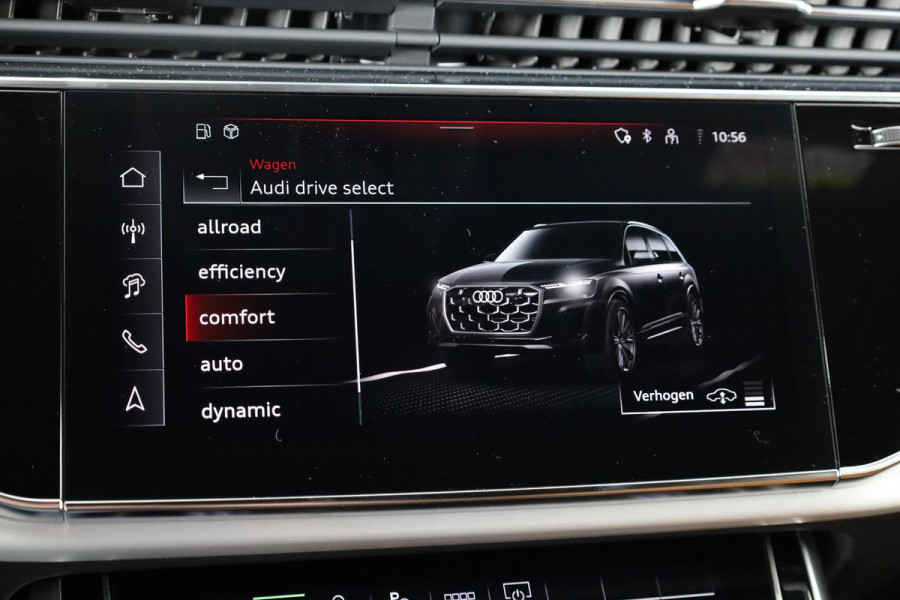 Audi Q7 Pro Line S 55 TFSI e 290 kW / 394 PK SUV 8 versn. Audi EXCLUSIVE, adaptive cruise control, omgevingscamera's, panoramadak, vierwielbesturing, B&O soundsysteem