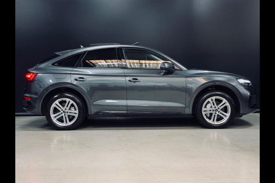 Audi Q5 Sportback 50 TFSI e S-Line, Black Optik, Pano, Virtual Cockpit, Matrix, Cam, Ambiënte Light, Dealer Onderhouden