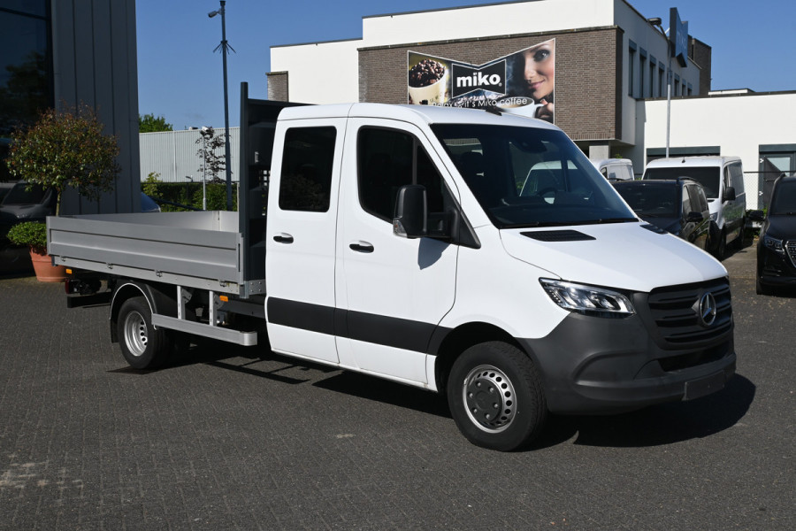 Mercedes-Benz Sprinter 519 CDI DC L3 Open laadbak Lier/kraan, Geveerde stoel, MBUX navigatie