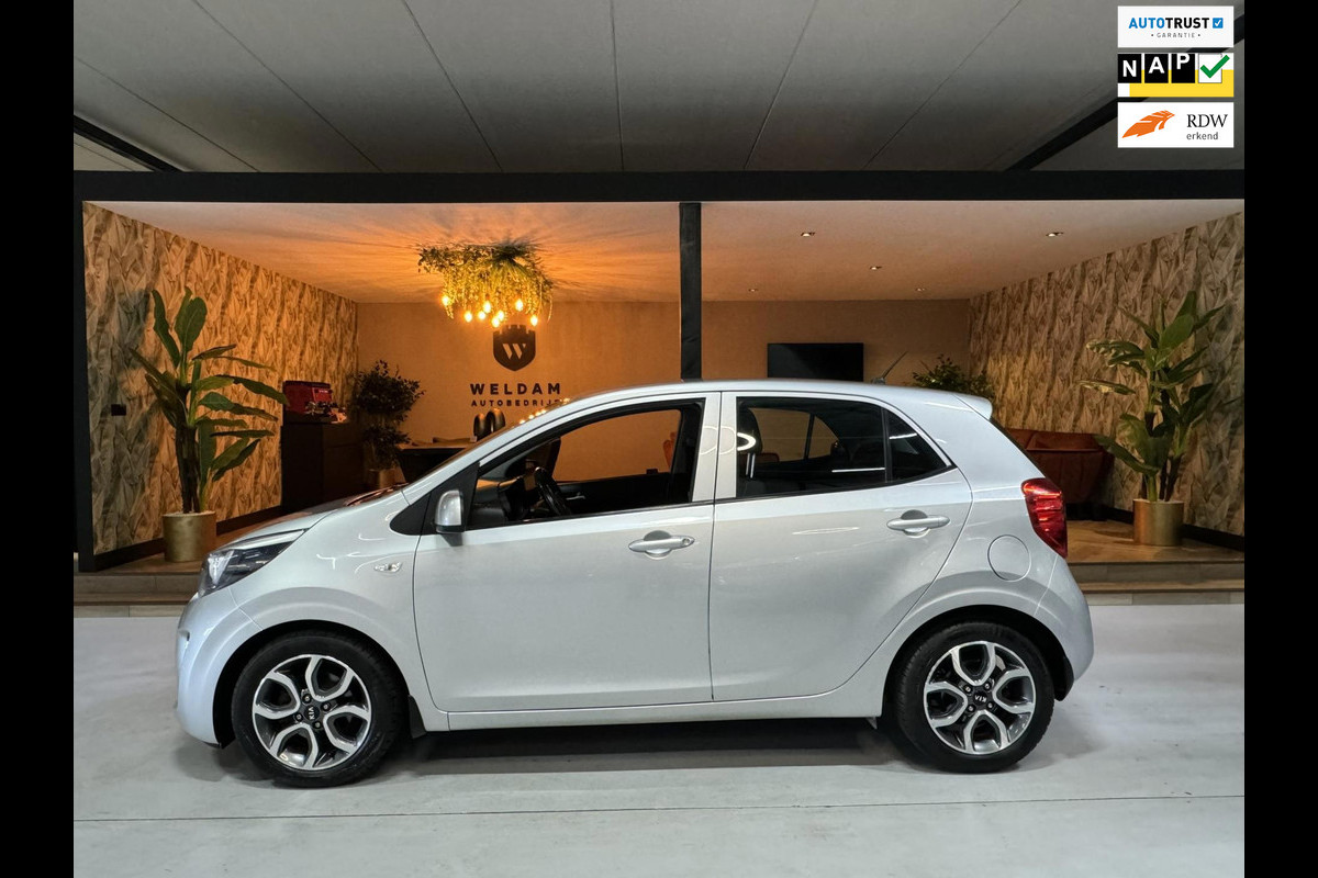 Kia Picanto 1.2 CVVT Garantie LED Navi Cruise Clima Stoel/Stuur Verwarming PDC Rijklaar Kia Picanto 1.2 CVVT Garantie LED Navi Cruise Clima Stoel/Stuur Verwarming PDC Rijklaar