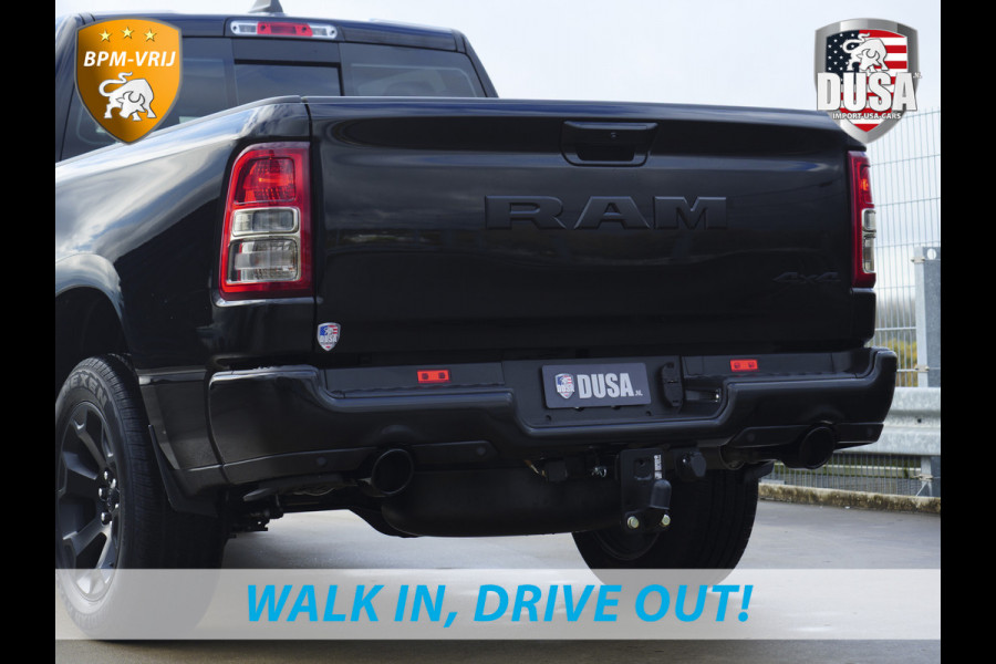 Dodge Ram | 1500 | Big Horn | Night | Final V8 Edition | 4x4 | Crew Cab Leder Interieur | Panorama dak | Night edition | INCL BPM-VOORDEEL Getoonde accessoires zijn verkrijgbaar tegen meerprijs