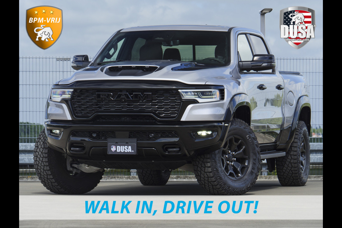Dodge Ram | RHO | 3.0L Twin-Turbo I6 | 4x4 | Crew Cab Night Edtion | Panoramadak | 14,4-inch Touchscreen | Passenger Display | Getoonde accessoires zijn verkrijgbaar tegen meerprijs Dodge Ram | RHO | 3.0L Twin-Turbo I6 | 4x4 | Crew Cab Night Edtion | Panoramadak | 14,4-inch Touchscreen | Passenger Display | Getoonde accessoires zijn verkrijgbaar tegen meerprijs
