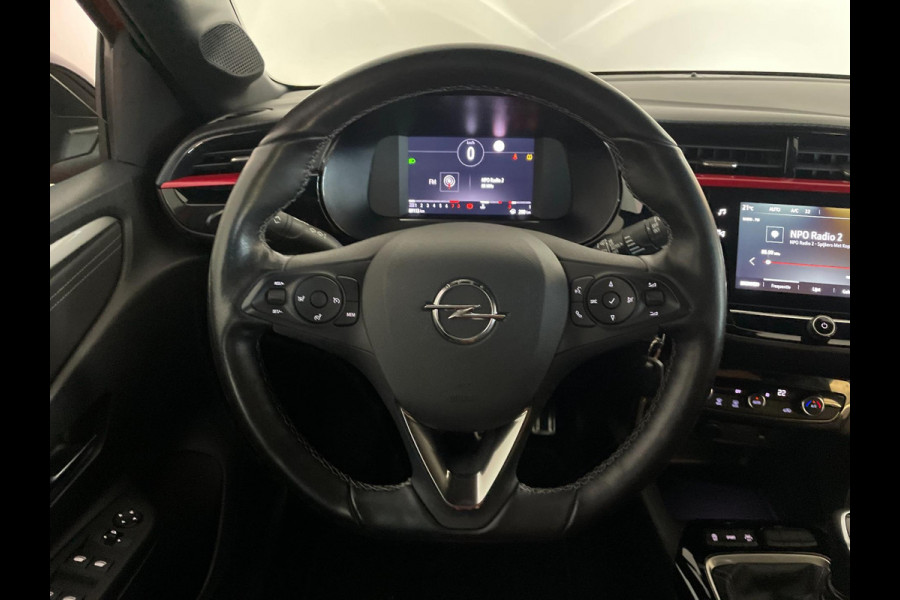 Opel Corsa 1.2 GS Line 100PK AIRCO NAVI VIA APP CRUISE APPLE CARPLAY BLUETOOTH LEER STOF ELEK RAMEN CENT VERG ZEER NETTE AUTO