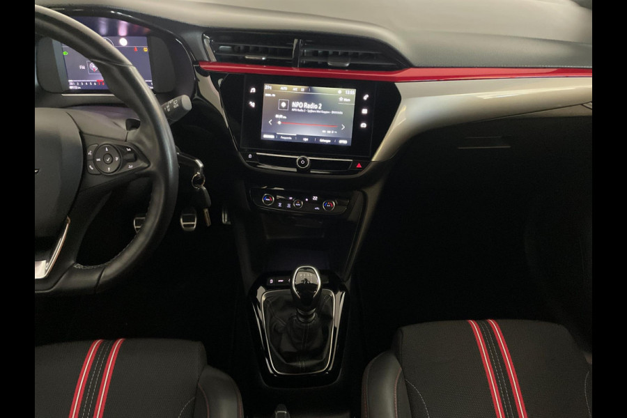 Opel Corsa 1.2 GS Line 100PK AIRCO NAVI VIA APP CRUISE APPLE CARPLAY BLUETOOTH LEER STOF ELEK RAMEN CENT VERG ZEER NETTE AUTO