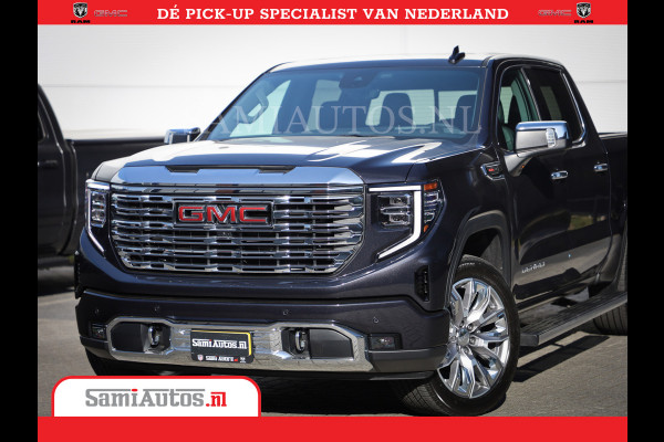 GMC Sierra DENALI | All-In Prijs | 6,2 V8 Full Option | De Meest Luxe Pick-Up in zijn Klasse | Comfortabele Dubbele Cabine met Royale 5 Zitplaatsen | BPM vrij | Nu Leverbaar uit Voorraad | Voorraad Nr 420334