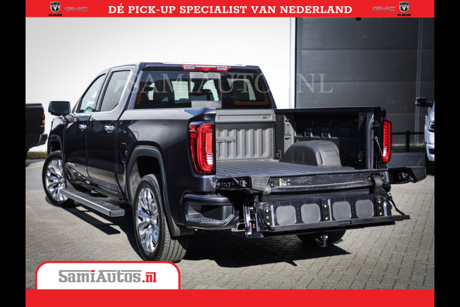 GMC Sierra DENALI | All-In Prijs | 6,2 V8 Full Option | De Meest Luxe Pick-Up in zijn Klasse | Comfortabele Dubbele Cabine met Royale 5 Zitplaatsen | BPM vrij | Nu Leverbaar uit Voorraad | Voorraad Nr 420334