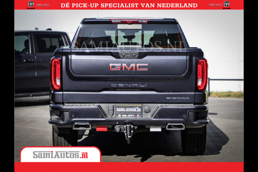 GMC Sierra DENALI | All-In Prijs | 6,2 V8 Full Option | De Meest Luxe Pick-Up in zijn Klasse | Comfortabele Dubbele Cabine met Royale 5 Zitplaatsen | BPM vrij | Nu Leverbaar uit Voorraad | Voorraad Nr 420334